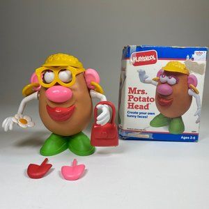 Mrs Potato Head Playskool 2251 Sunvisor Earrings Purse Flower Used Box Included